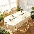 thumbnail image 6 of SLYNSHome French Floral Tablecloth, Waterproof Scratch Resistant Wipe Clean Table Cover,Rectangular Dining Decor For Kitchen Tea Table Indoor Home Decor, 6 of 7