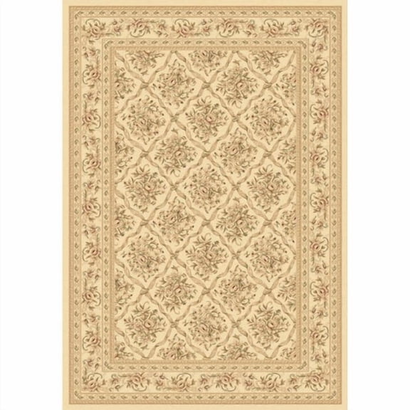 Dynamic Rugs Classic Traditional Area Rug Ivory 2X3.6