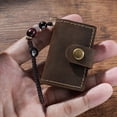 thumbnail image 5 of Jiibva Tiny Leather Notebook Travel Pocket Notepad Portable Steno Book Vintage Small Journal for Officel Writing Plan Memo, 5 of 7