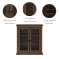 thumbnail image 3 of Teamson Home Donovan Removable Two-Door Wall Cabinet with Adjustable Shelves, Walnut, 3 of 8