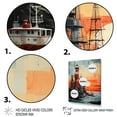 thumbnail image 3 of Designart "Resilient Rig Red Oil Rigs at Work I" Cityscapes Canvas Wall Art, 3 of 5