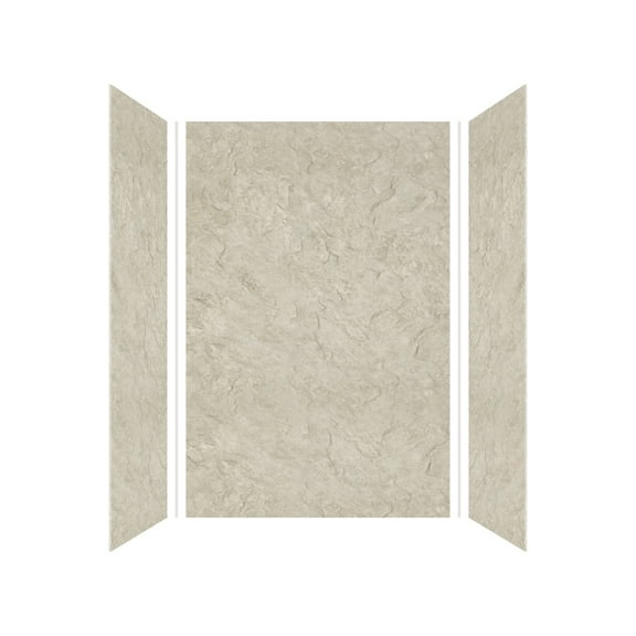 Transolid Ewk483672 Expressions 48" W X 36" D X 72" H Three Panel Shower Wall Kit - Sea