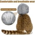 thumbnail image 6 of Cat Muzzle for Grooming, Transparent Cat Mouth Muzzle for Nail Trimming, Anti-Biting Breathable Cat Helmet, Adjustable Kitten Mask for Treatment Recovery Pet Puppy Hood Prevent Scratching Biting, 6 of 8