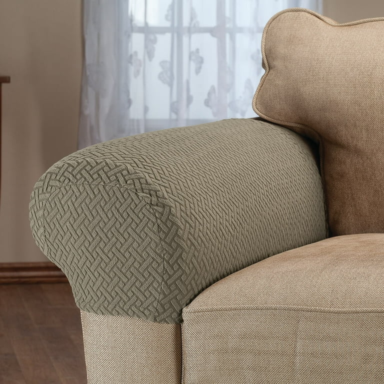 Madison Mason Stretch Armrest Protectors for Furniture, Couch