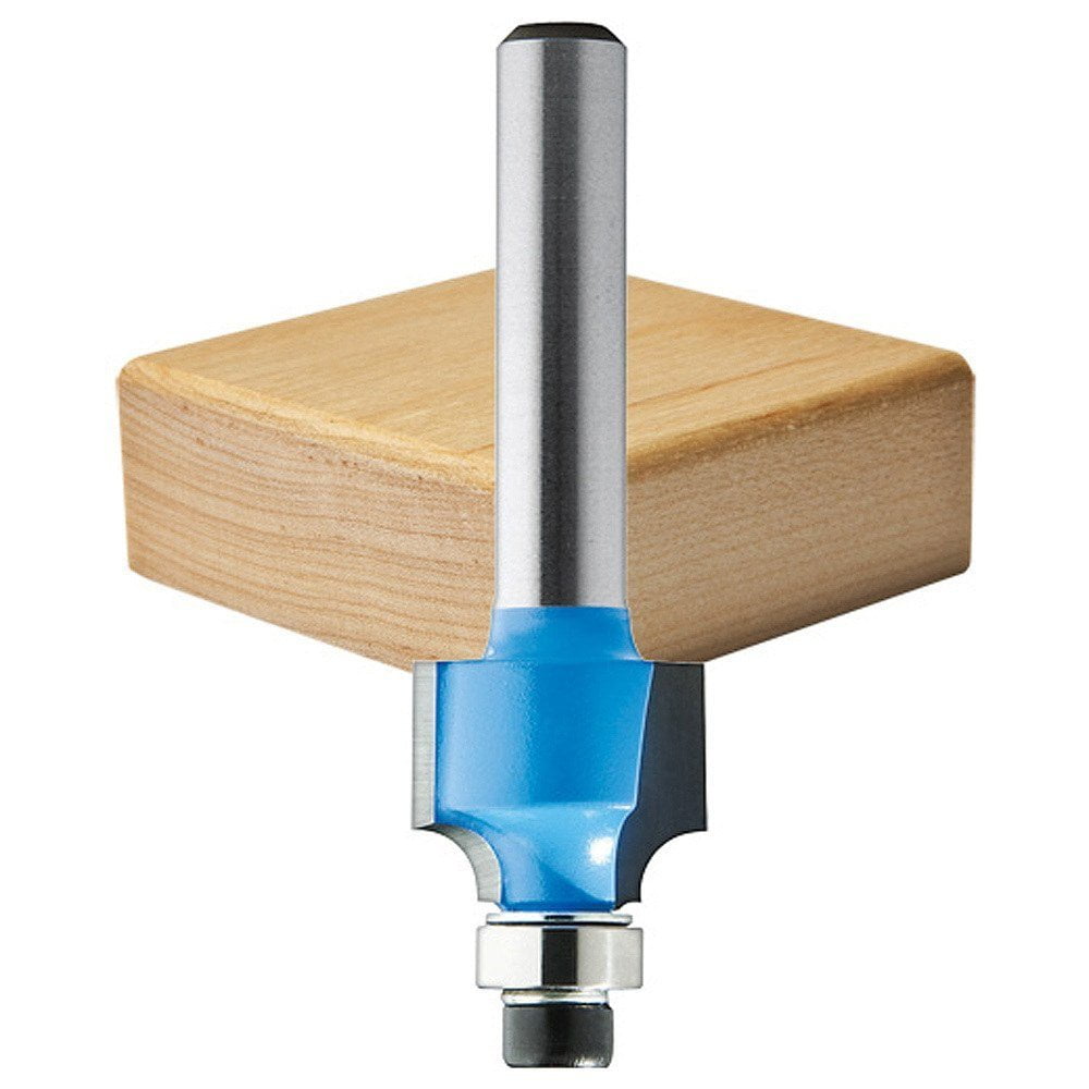 1/8 in Miniature Roundover Router Bit, 1/8'' Radius x 13/16'' Dia. x 1/