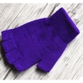 thumbnail image 4 of 1 par de guantes deportivos transpirables de medio dedo para mujer para gimnasio, Yoga, Fitness (púrpura), 4 of 8