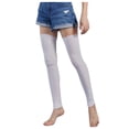 thumbnail image 3 of Hot Sales Women Knee High Socks Under $2 GIJNRIUIUA White Knee-High Socks Women Knee High Socks Striped Women's Long Socks Thigh High Socks for Girls Plus Size Stockings Leg Warmers, 3 of 7