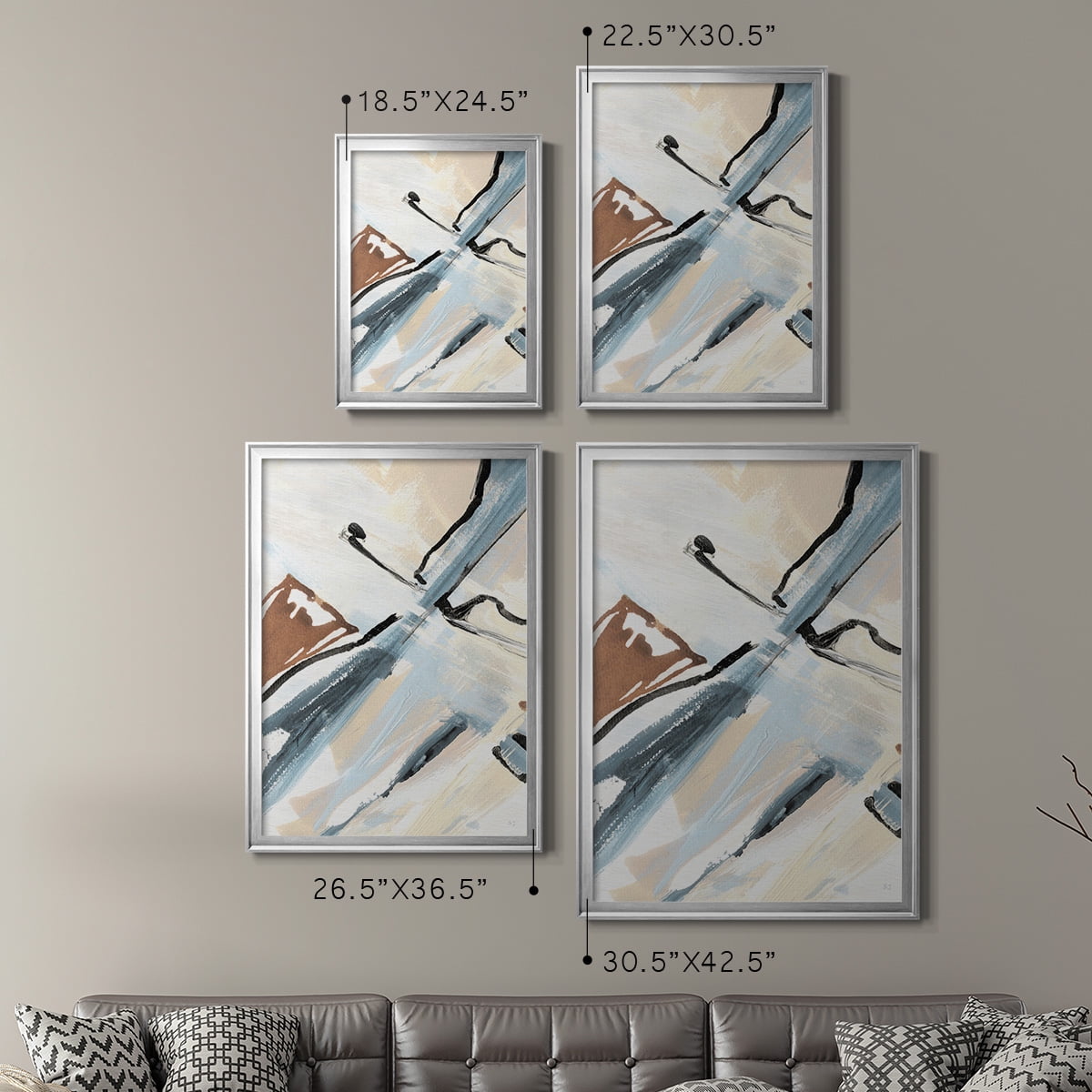 Dancing Wind Revisit I Premium Classic Framed Print - Ready to Hang