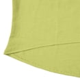 thumbnail image 6 of Cotton Linen Tops for Women Loose Fit Summer Trendy Casual 3/4 Sleeve T-Shirts Solid Color V Neck Tee Blouse (M, Green), 6 of 8
