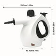 thumbnail image 5 of Multi-Surface Handheld Steam Cleaner - 12 Accessories Included, Pressurized Steamer For Car, Bathroom, Shower, Upholstery, Grout, Windows, And Grease Cleaning At Home, 5 of 12