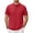 Wine, variant on Men's Shirts Round Neck Short Sleeve Solid Color Pullover T-Shirt with Split Hem, Casual Fashionable