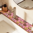 thumbnail image 2 of Yayeee Faucet Mat for Kitchen Sink 30" Diatomite Long Splash Guard Pad, Cute Doughnuts Pattern, 2 of 7