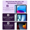 thumbnail image 2 of TiMOVO Case for iPad (A16) 11th Generation 11 Inch 2025, iPad 10th Generation Case 2022 with Screen Protector, Heavy Duty Shockproof Rugged Protective Cover,Taro Purple, 2 of 8