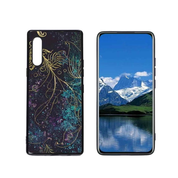 forest-floral-3 Phone Case, Degined for LG Velvet 5G Case Men Women, Flexible Silicone Shockproof Case for LG Velvet 5G