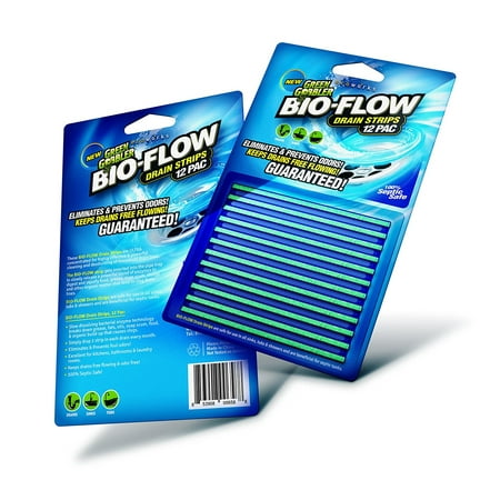 Bio Flow Drain Strips 12 Pac Drain Cleaner Deodorizer