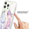 thumbnail image 6 of Allytech Case for iPhone 15 Pro with Fashion Marble Pattern, [Camera Screen Protection] [Precise Cutouts] Ultra Slim Lightweight Soft TPU Shockproof Case for iPhone 15 Pro - Marble D, 6 of 11
