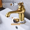 thumbnail image 3 of Xingzhi Copper Ceramic Basin Electroplated Modern Unfading Anti-rust Threaded Smooth Kitchen Toilet Sink Hardware Type 1 Silver, 3 of 6