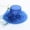 Royal Blue, variant on Tea Party Bridal Dress Wedding Hat, Wide Brim Church Hats Summer Sun Hat for Girls Women Fascinators Dress up Party Wedding Holiday