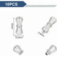 thumbnail image 3 of About 10 Sets Stainless Steel Screw Clasps Necklace Clasp Column Tube Clasps Connector Barrel Cord End Caps Metal Jewelry Clasps for Bracelet Necklace Jewelry Making Findings, 3 of 9