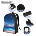 thumbnail image 5 of Haiem Starry Night Ocean View Backpack - Stylish and Durable 15-inch Laptop Backpack with Waterproof Oxford Fabric, 5 of 8