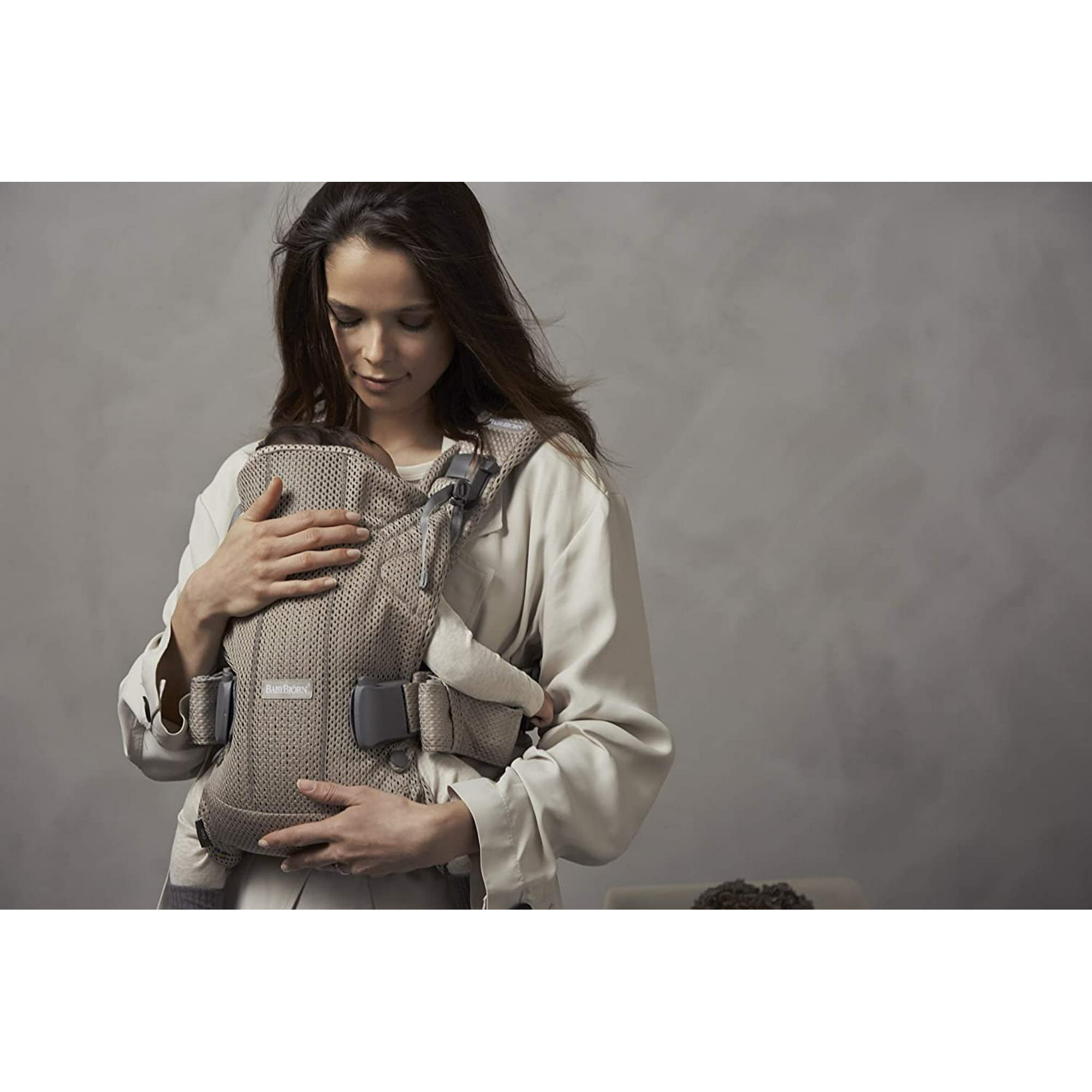 BabyBjorn Baby Carrier One Air, 3D Mesh, Grey beige - Walmart.ca