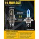 thumbnail image 3 of 2x High Power H4 LED Headlight 1:1 Mini Size Headlamp 20000LM 6500K Car Lamps Super Bright Plug and Play Car Headlight Bulbs, 3 of 5