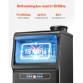 thumbnail image 2 of Máquina de hielo comercial VEVOR 70 libras/24 horas con capacidad de almacenamiento de 12 libras, 2 of 9