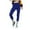 Blue, variant on Bigersell Pull on Yoga Pants for Women Stretch Yoga Full Length Pants Women Hight Elastic Waist Solid Color Skinny Long Pants Stretch Leggings Pencil Trousers Pant Leggings for Ladies