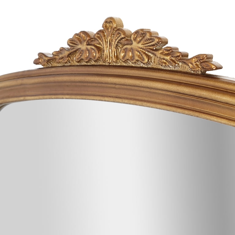 Ember Interiors Ornate Rectangle Mirror with Gold Frame photo 5