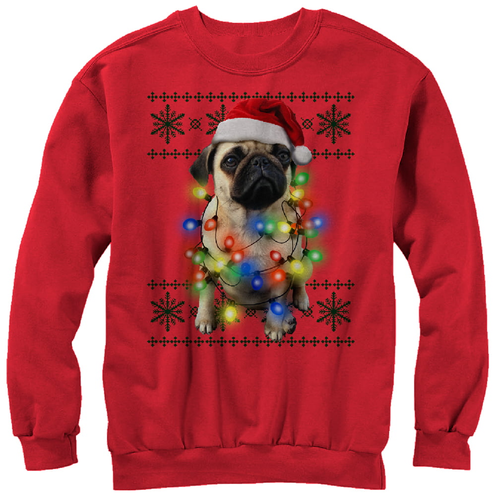 pug christmas sweatshirt