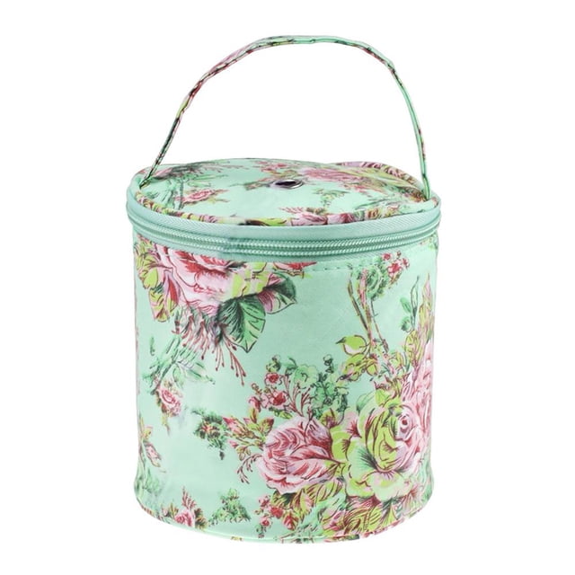 Knitting Wool Yarn Bag Crochet Sewing Needle Storage Organizer (L Bucket)