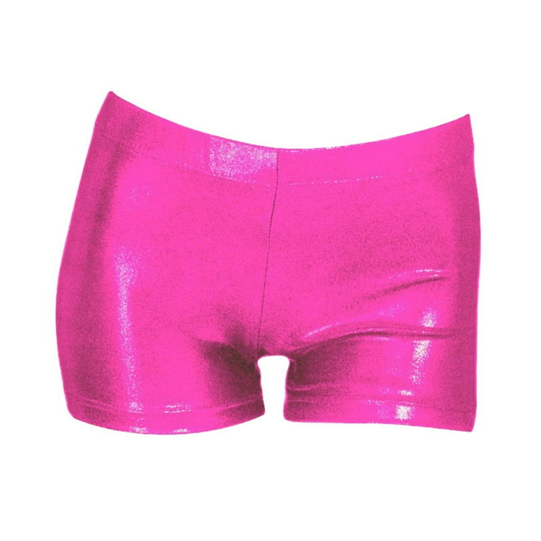 Justice Girls Pink Dance Shorts, Sizes 2XS-XL