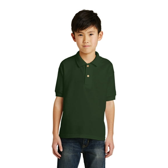 Gildan Boy's DryBlend Short Sleeve Jersey Knit Sport Shirt - 8800B