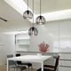 thumbnail image 2 of Lámpara de barra industrial E27 de 3 luces con suspensión en forma de jaula contemporánea, color negro, para cocina, comedor y barra, 2 of 5