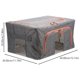 thumbnail image 2 of AURARMLET Caja Plegable Para Guardar Ropa Y Con De Cremallera Bidireccional En Oscuro, 2 of 7