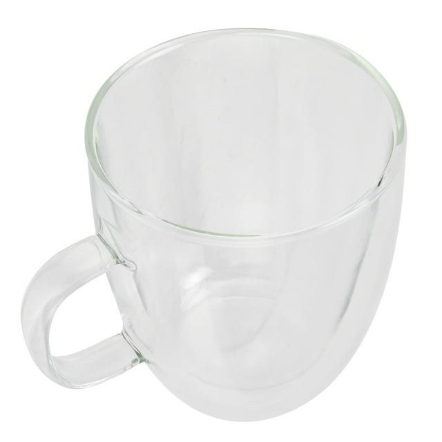 Taza de café, taza de doble pared con taza de té, cristalería ultra sensible Jadeshay A