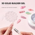 thumbnail image 2 of Gel Solid Builder GAOY, 60 g, para uñas, esculpido en 3D, transparente, 2 of 6