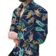 thumbnail image 5 of Camisas florales de anacardo para hombre, cárdigan de solapa con estampado 3D, sección delgada, camisa delgada, Y2k, manga larga con botón, primavera de 2024, 5 of 5