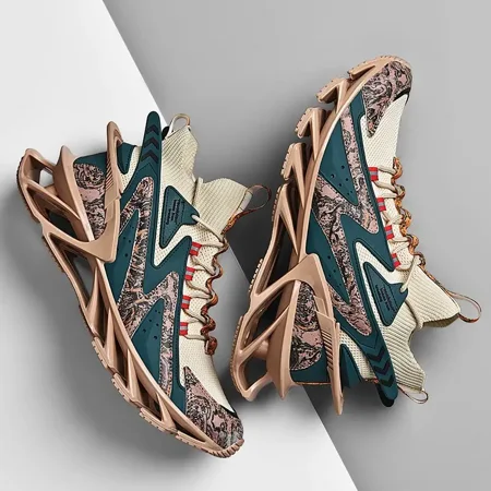 

Men‘s Breathable Lightweight Non-Slip Running Shoes Blade Type Shoes Sports Shoes