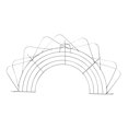 thumbnail image 3 of DOLITY Oil Drain Rack Baking Tool Semi Circular Folding for Fried Food Steamer Rack, 3 of 9