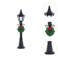 thumbnail image 2 of Lámpara de calle en miniatura, modelo de , poste de lámpara, escultura de jardín de hadas de resina, farolas, estatua, poste de lámpara en, 2 of 8