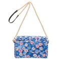 thumbnail image 2 of FORMRS Women Crossbody Purse with Chain Strap Vegan Leather Shoulder Handbag, Blue Daisy, 2 of 7