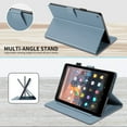 thumbnail image 6 of Dteck Case for All-New Fire HD 10 Tablet (9th/7th/5th Generation, 2015/2017/2019 Release) - Slim PU Leather Folio Stand Smart Cover with Auto Wake/Sleep for Amazon Fire HD 10.1 inch, Blue, 6 of 8