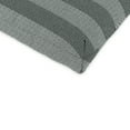 thumbnail image 5 of Jordan Manufacturing 44" x 22" Conway Smoke Grey Stripe Rectangular Outdoor Chair Cushion with Ties and Hanger Loop, 5 of 14