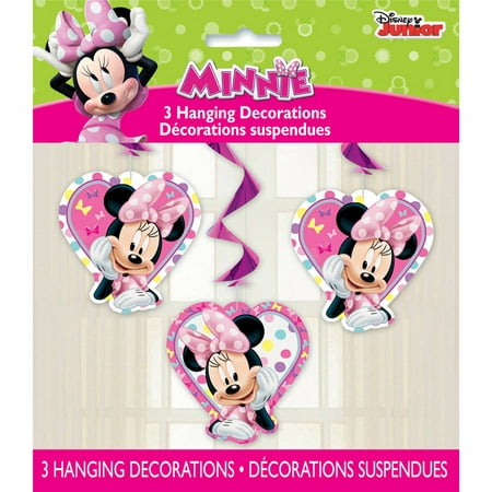 Minnie Mouse Hanging Decorations, 26 in, 3ct