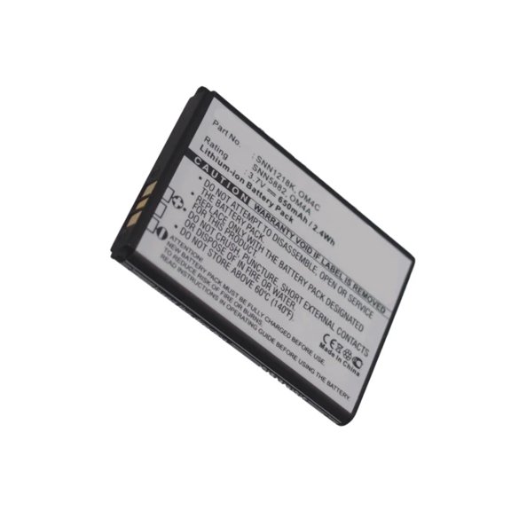 Batteries N Accessories BNA-WB-L8353 Cell Phone Battery - Li-ion, 3.7V, 650mAh, Ultra High Capacity Battery - Replacement for Motorola OM4A, OM4C, SNN1218K, SNN5882, SNN5882A Battery