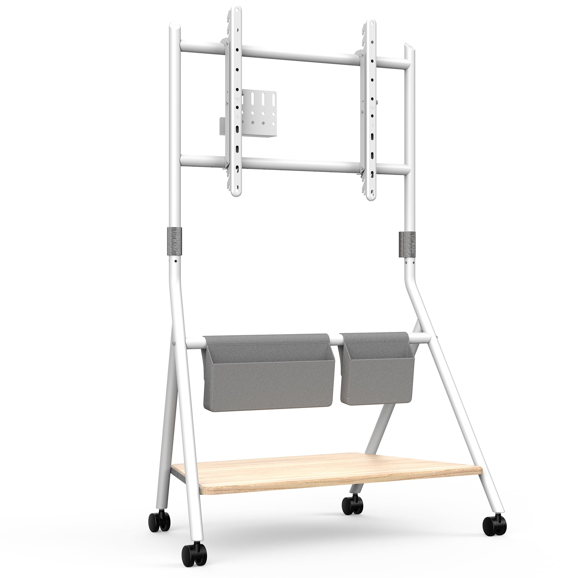 FITUEYES Mobile TV Stand for 55-78 Inch TV Roling Floor TV Cart