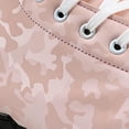 thumbnail image 6 of JOJOLAM Roller Skate, Adult Teen Classic High Top Skates with Light up Wheels, Camouflage Pink(Women's 8), 6 of 7