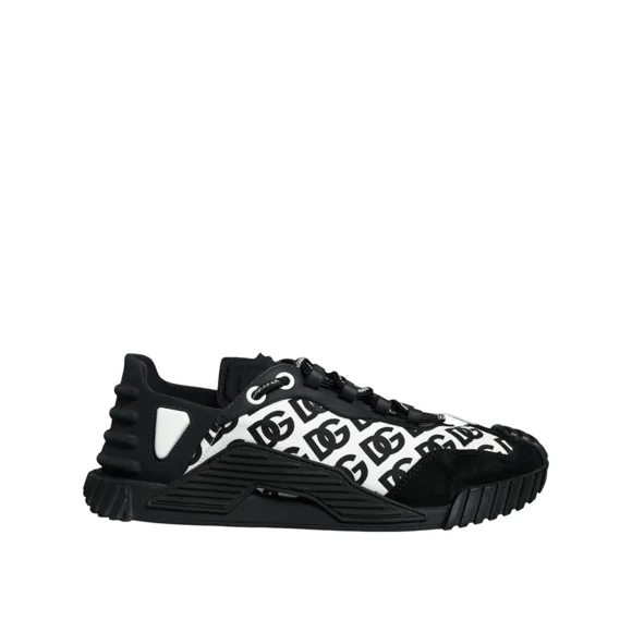 Dolce & Gabbana logo Noir Lacets Bas NS1 Espadrilles Chaussures pour Hommes