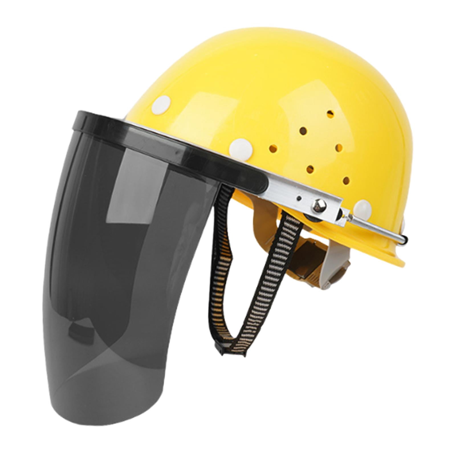 Zxpjkyu Face Shield Face Cover with Helmet Flip up Impact Resistant Headgear for Logging gray visor